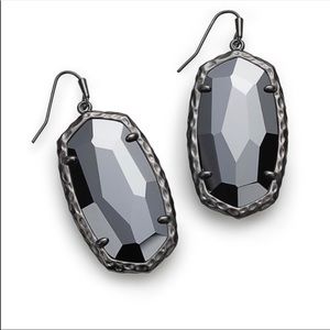 Kendra Scott GunMetal Black Ella earing